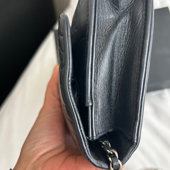 Chanel WOC silver lambskin - Picture 5 of 8